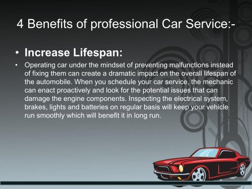 4 Benefits of Having Your Car Professionally Serviced