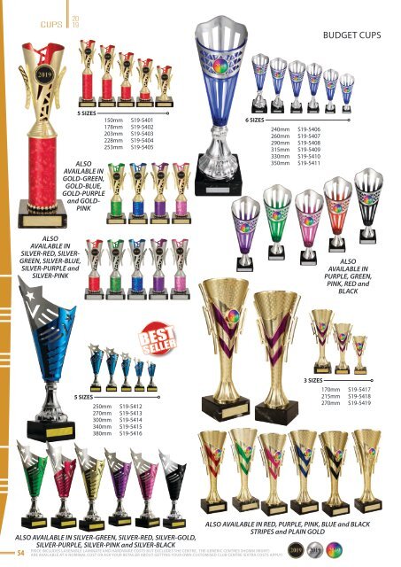 2019 Some Really Different Summer Trophies