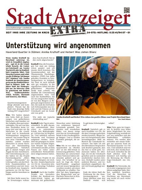 Stadtanzeiger Extra kw 48