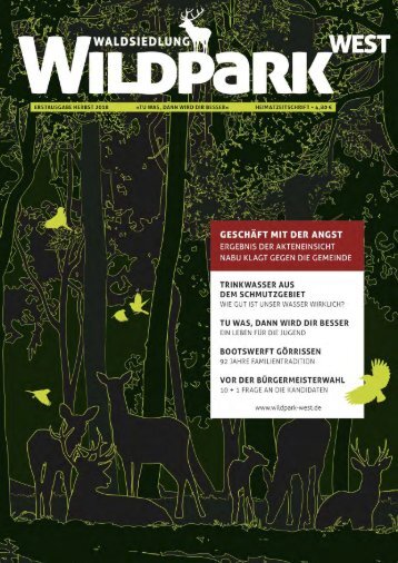 Waldsiedlung Wildpark-West - Ausgabe Herbst2018