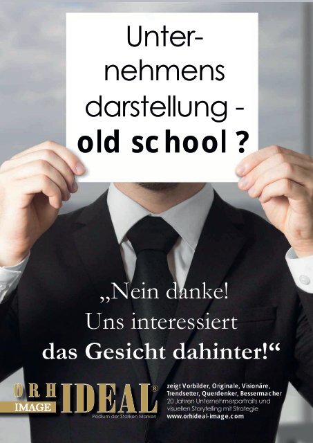 Orhideal IMAGE Magazin - Dezember 2018