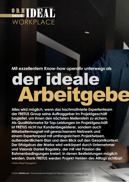 Orhideal IMAGE Magazin - Dezember 2018