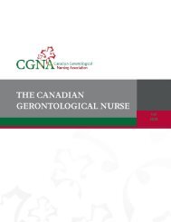 CGNA Newsletter Fall 2018