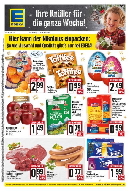 Edeka Haidorf Wochenwerbung KW49