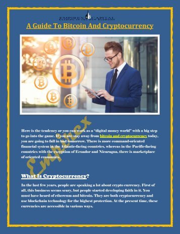 A Guide To Bitcoin And Cryptocurrency