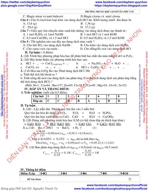 GIÁO ÁN HÓA 9 HỌC KÌ 1 2018 TRƯỜNG TRUNG HỌC CƠ SỞ TÂN PHÚ TẤY