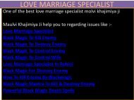 love marriage specialist