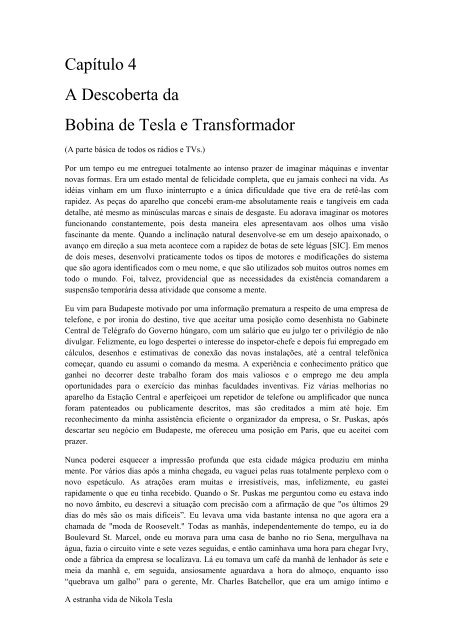 A estranha vida de Nikola Tesla