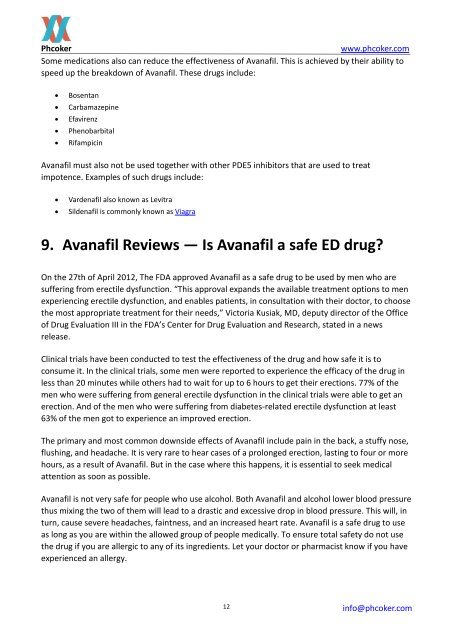 How does avanafil work Side effect,dosage,Risks &amp; Reveiws CAS 330784-47-9