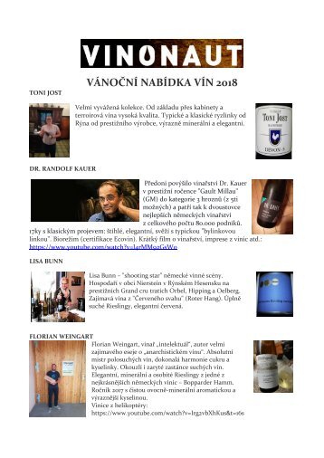 nabidka vanoce 2018