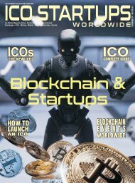 ICO Startups Magazine - Launch issue 2018