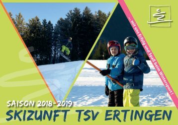 Skiheft TSV Ertingen 2018-2019