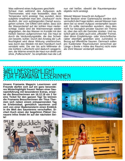 Framania Magazin Ausgabe Dezember 2018