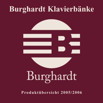 Burghardt Klavierbänke eK Inh. Uwe Born - bei Burghardt ...
