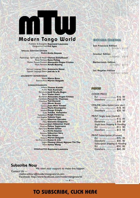 Modern Tango World #11 (Paris, France)