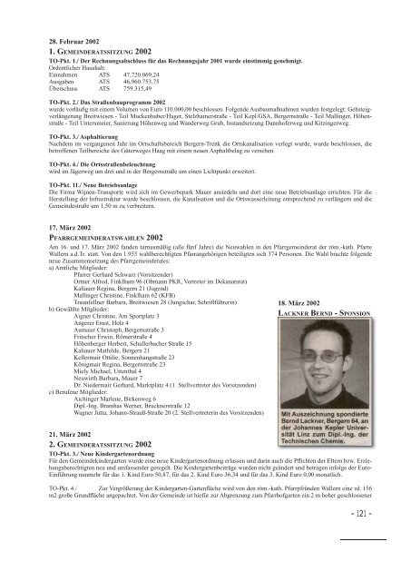 GdeChronik 2002.pdf (11,85 MB) - Wallern