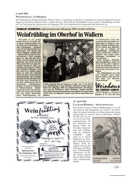 GdeChronik 2002.pdf (11,85 MB) - Wallern