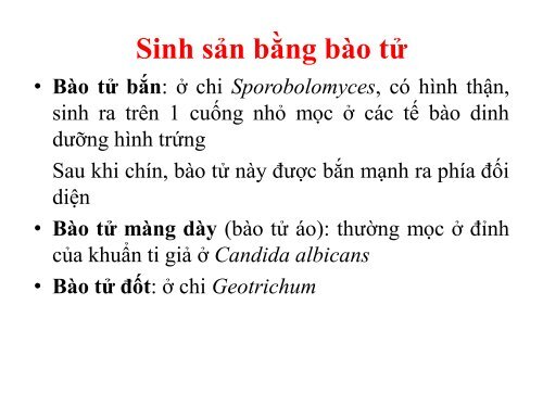 BÀI GIẢNG SINH HỌC VI SINH - BIỆN THỊ LAN THANH - TRƯỜNG ĐẠI HỌC NÔNG LÂM TP. HCM