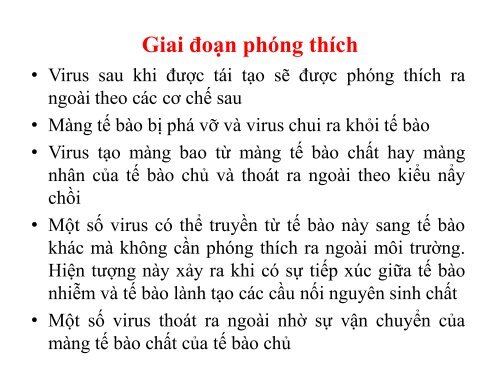 BÀI GIẢNG SINH HỌC VI SINH - BIỆN THỊ LAN THANH - TRƯỜNG ĐẠI HỌC NÔNG LÂM TP. HCM