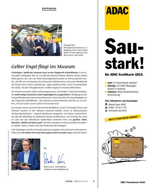 ADAC Motorwelt Januar 2019