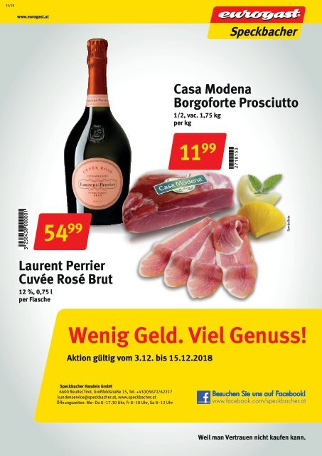 Flugblatt Gastro 25/2018