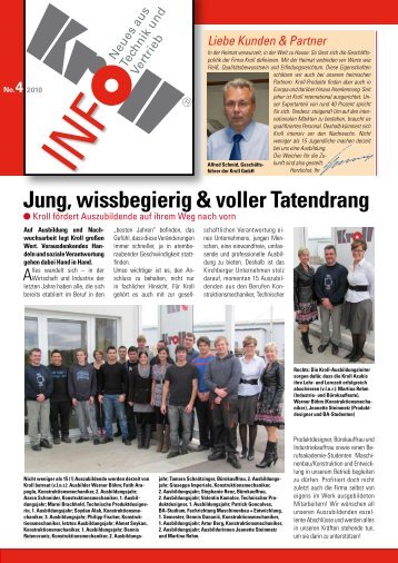 Jung, wissbegierig & voller Tatendrang - Kroll GmbH