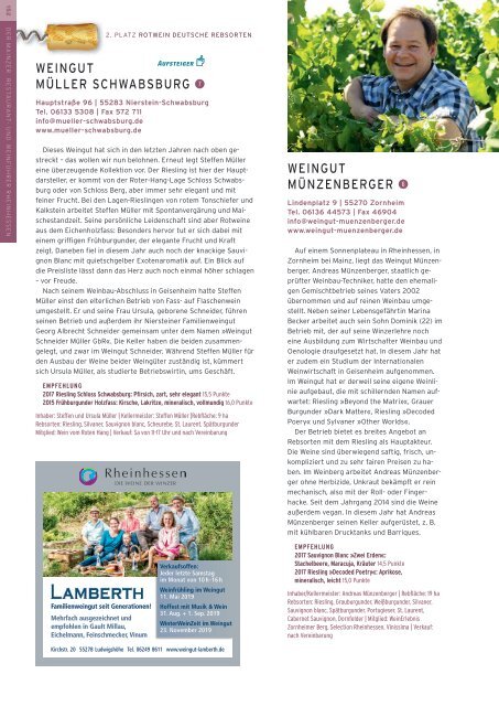DER MAINZER Restaurant- und Weinführer 2019