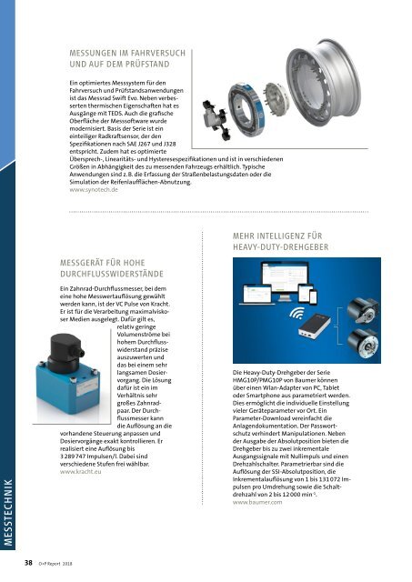 O+P Fluidtechnik REPORT 2018