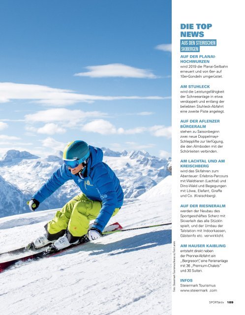 SPORTaktiv Winterguide 2018