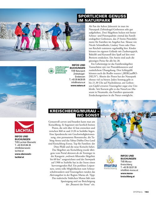 SPORTaktiv Winterguide 2018