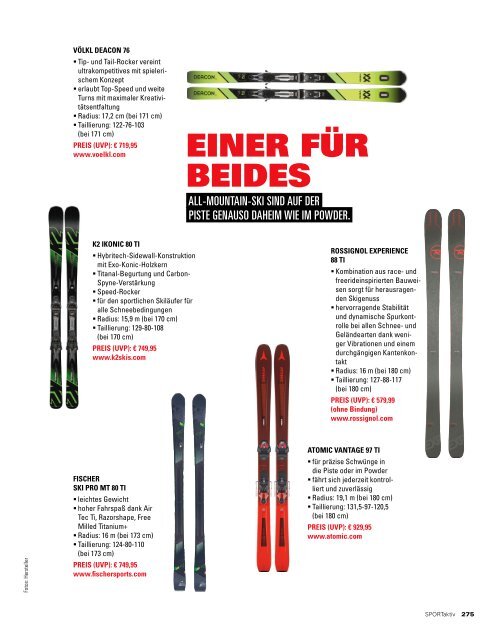 SPORTaktiv Winterguide 2018