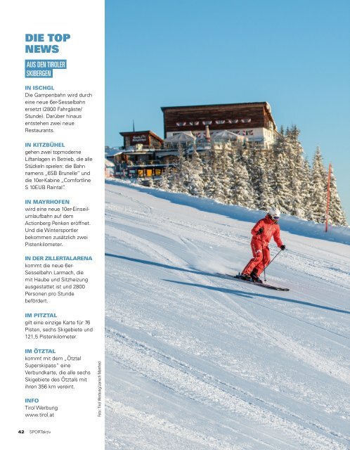 SPORTaktiv Winterguide 2018