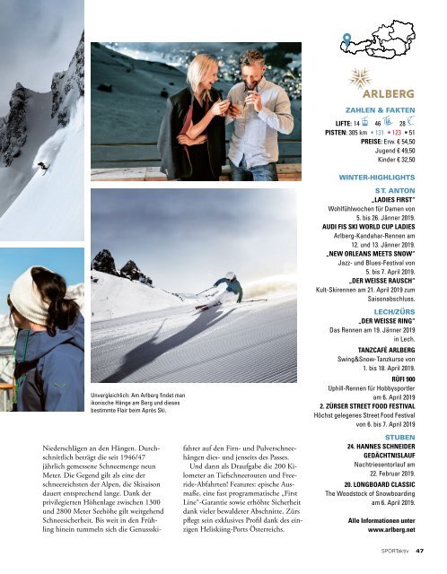 SPORTaktiv Winterguide 2018