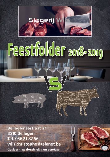 Feestfolder 2018 - 2019