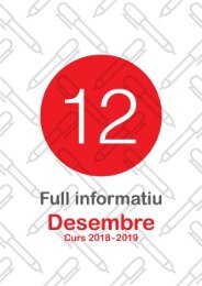 FULL INFORMATIU DESEMBRE CURS 2018-2019 