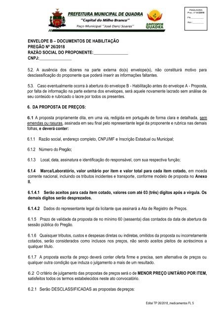 Edital PP 26_2018_SRP Medicamentos 2018 RETIFICADO_1