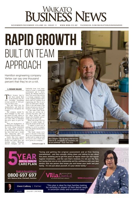 Waikato Business News November/December 2018