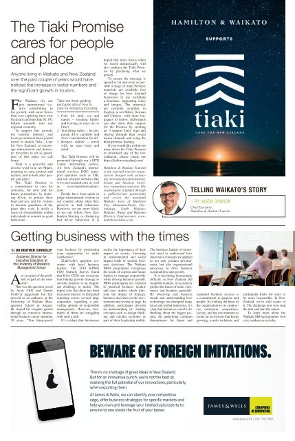 Waikato Business News November/December 2018