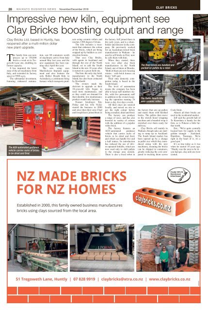 Waikato Business News November/December 2018