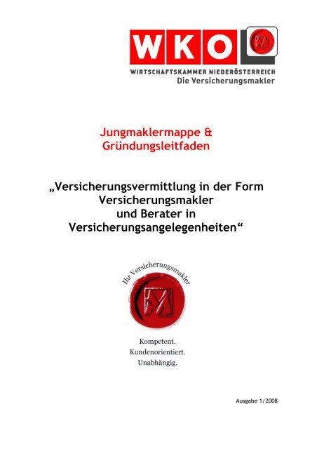 Jungmaklermappe & Gründungsleitfaden - Versicherungsmakler ...