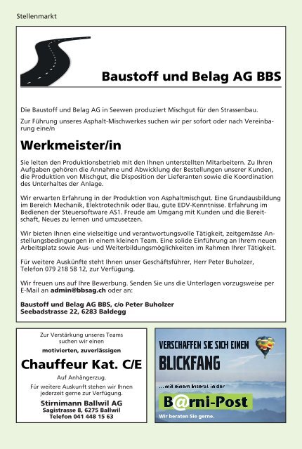 Barni-Post, KW 49, 5. Dezember 2018