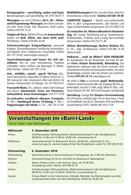 Barni-Post, KW 49, 5. Dezember 2018