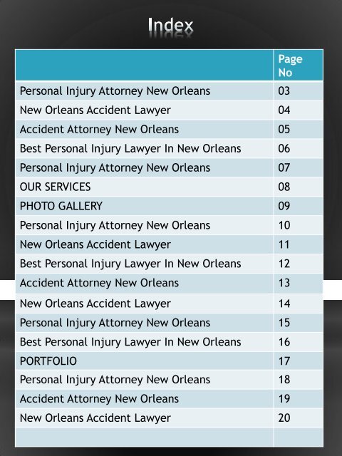 Personal Injury Attorneys In New Orleans Louisiana