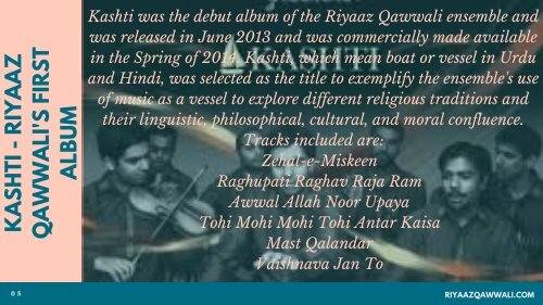 Buy Riyaaz Qawwali’s Sufi Qawwali CD