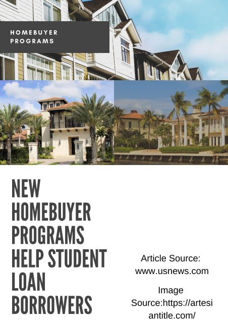 Homebuyer Programs