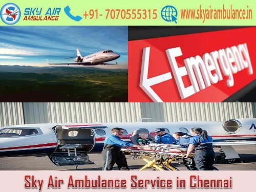 Avail Sky Air Ambulance in Mumbai with MD Doctor’s Facility