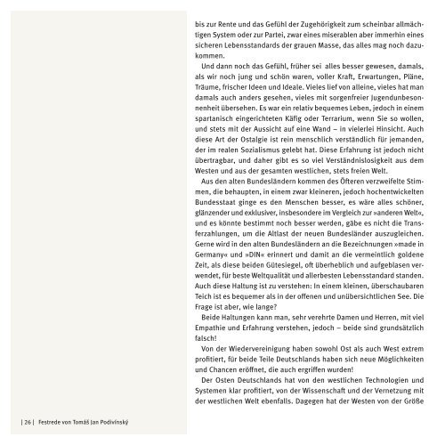 Festschrift zur Feierstunde zum Tag der Deutschen Einheit am 3. Oktober 2018 im Sächsischen Landtag