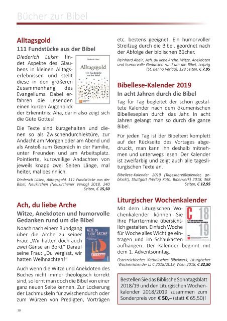 Linzer Bibelsaat Dezember 2018