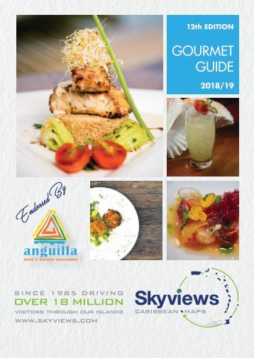 2018-2019 Anguilla Skyviews Gourmet Guide