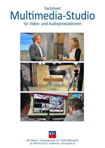 ERF Medien Konditionen Miete Multimedia Studio